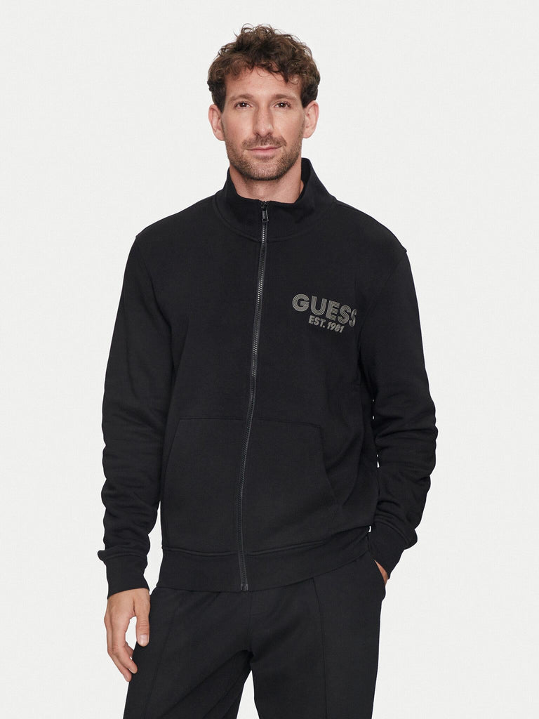 GUESS AL HIGH NECK FULLZIP SWEATSH
