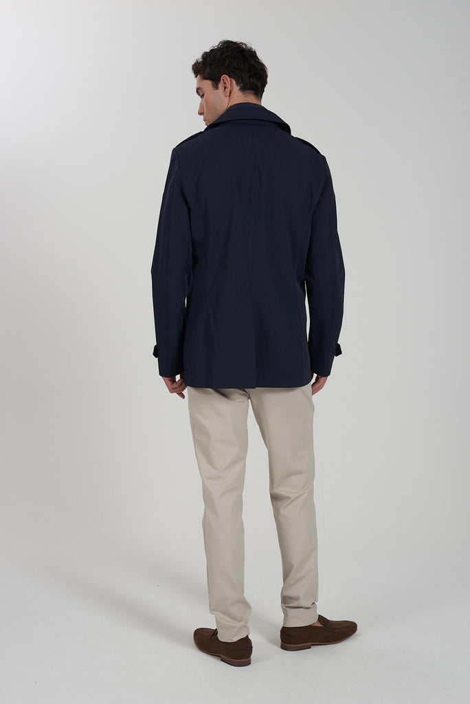 YES ZEE CAPPOTTO UOMO CON FINTO GILET STACCABILE