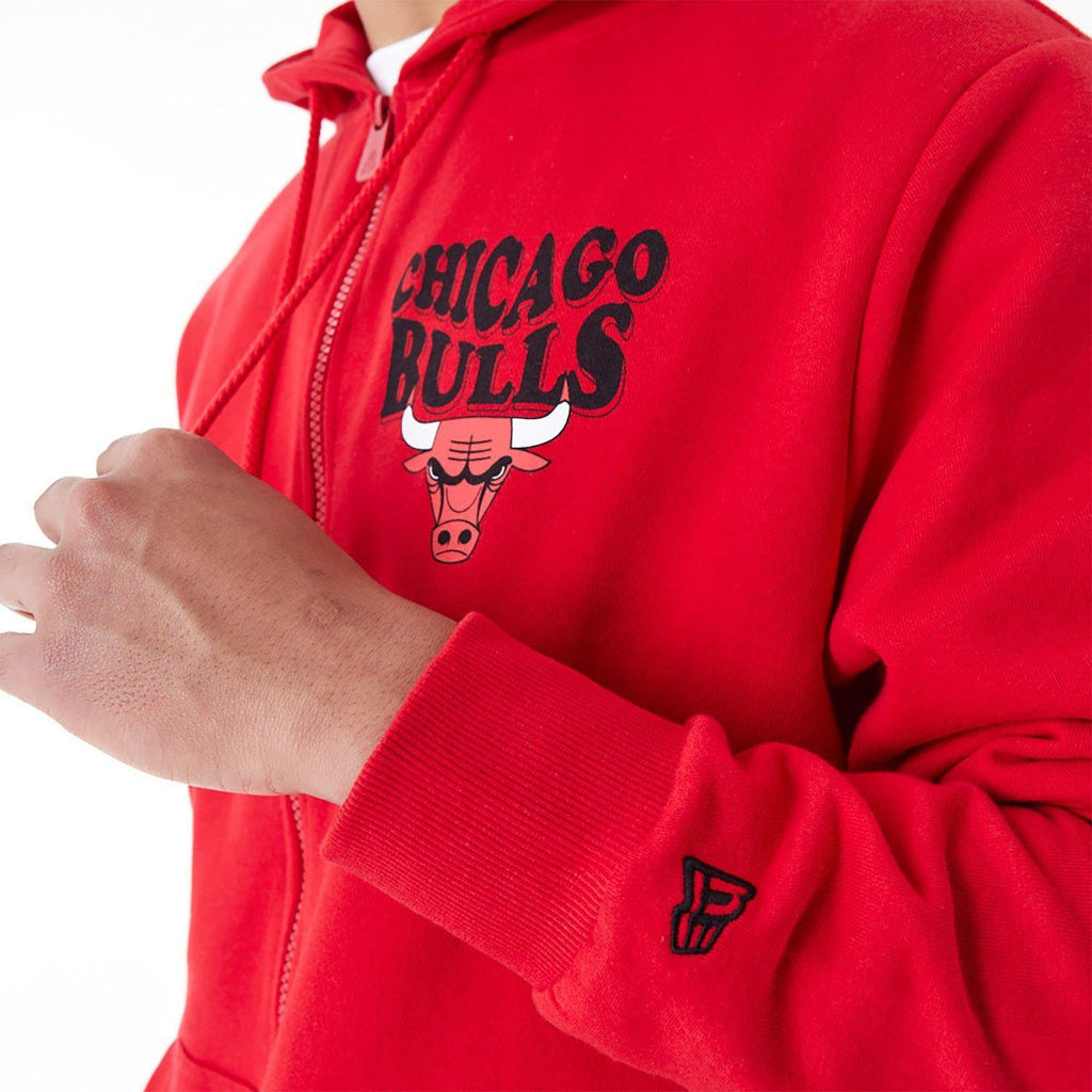 NEW ERA NBA SCRIPT FZ HOODY CHIBUL  FDRBLK