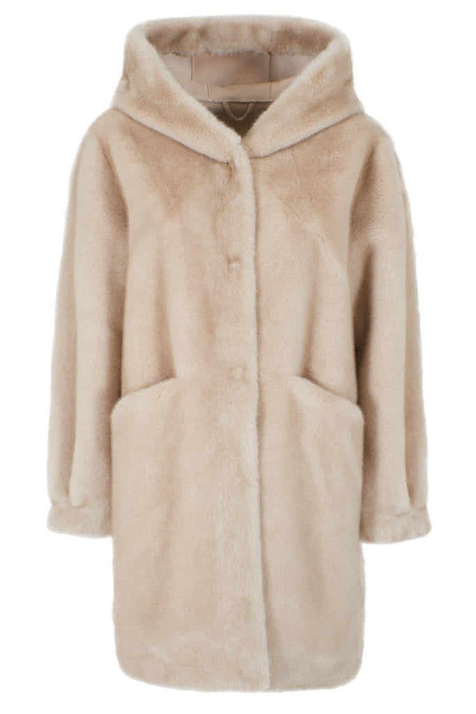 YES ZEE CAPPOTTO DONNA CON CAPPUCCIO