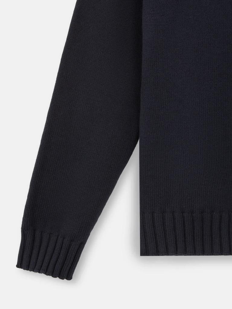STONE ISLAND JUNIOR Maglione Girocollo In Cotone Bianco