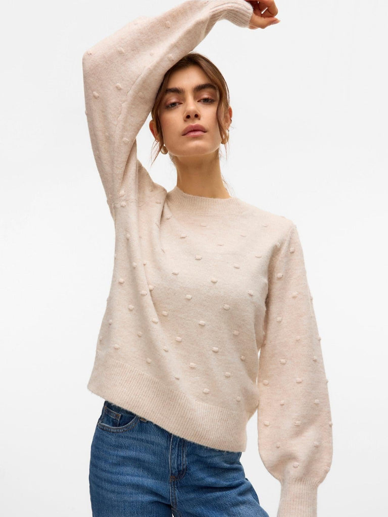 VERO MODA VMFRANCESCA LS O-NECK PULLOVER BOO
