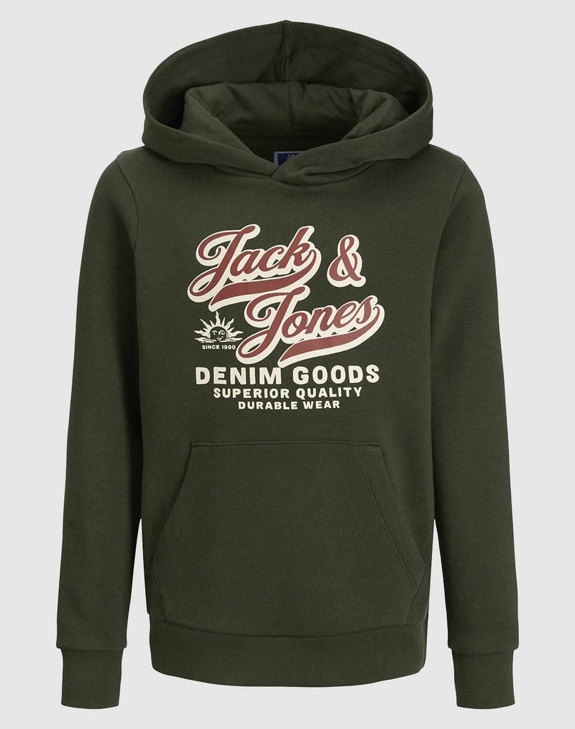 JACK JONES KIDS JJELOGO SWEAT HOOD 2 COL 25/26 NOOS JNR