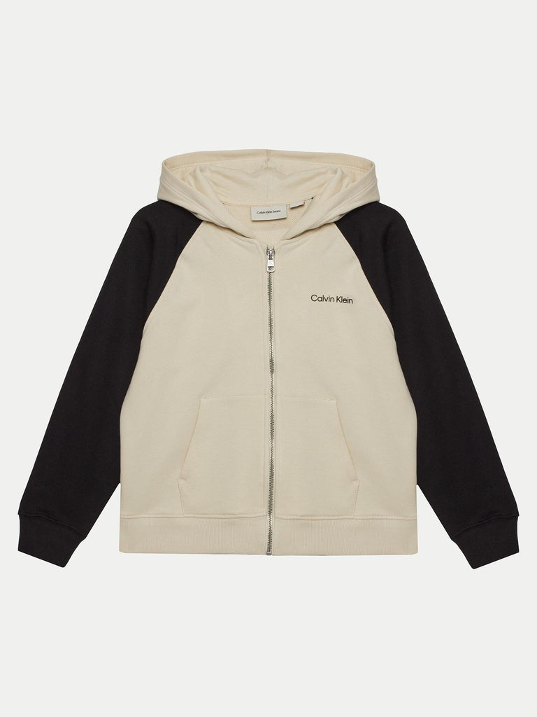 CALVIN KLEIN JEANS COLOR BLOCK ZIP-THROUGH