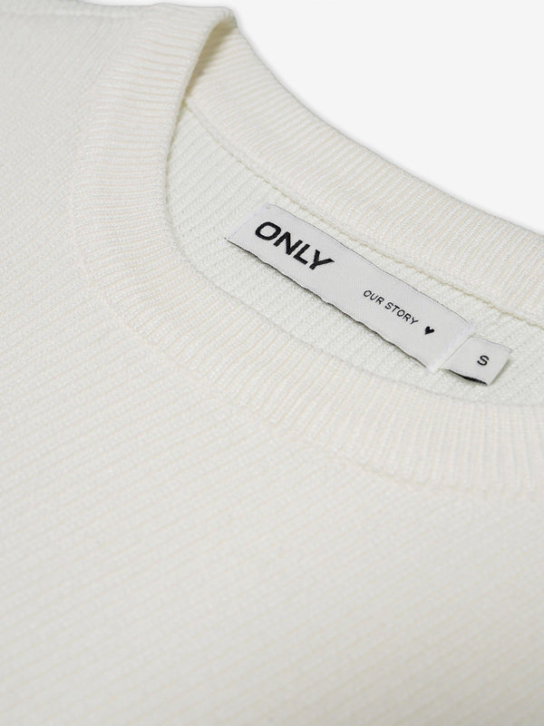 ONLY ONLKAI SS CROP O-NECK CC KNT