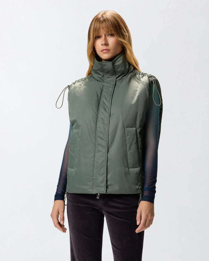 PINKO ANGELES GILET DIAGONALE MAT