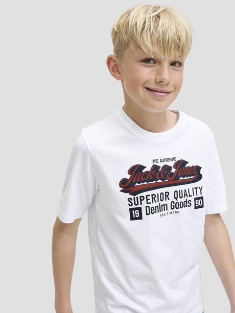JACK JONES KIDS JJELOGO TEE SS ONECK 2 COL AW25 NOOS JNR