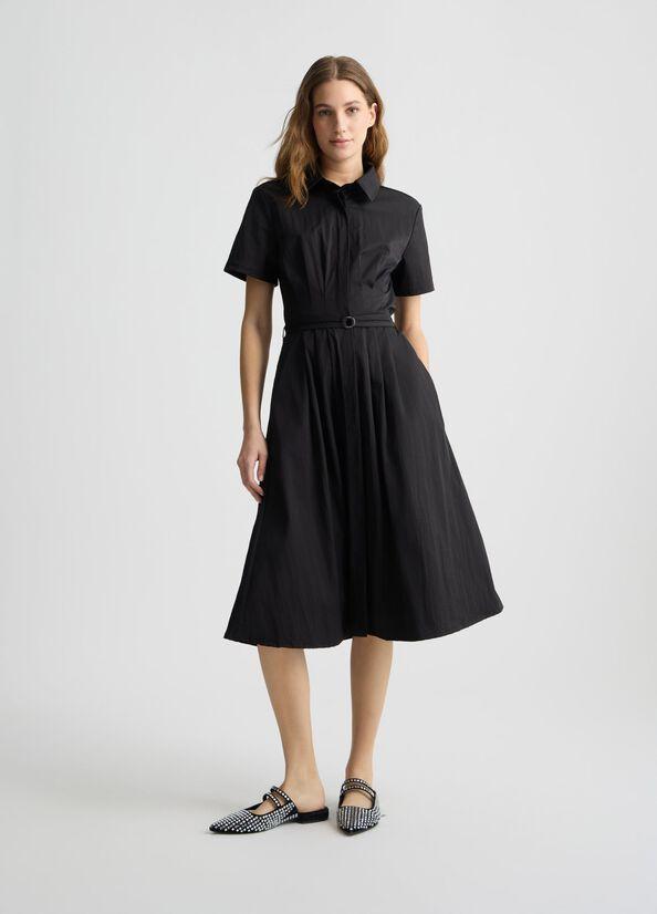 LIU JO ABITO PIEGHE MIDI M/C