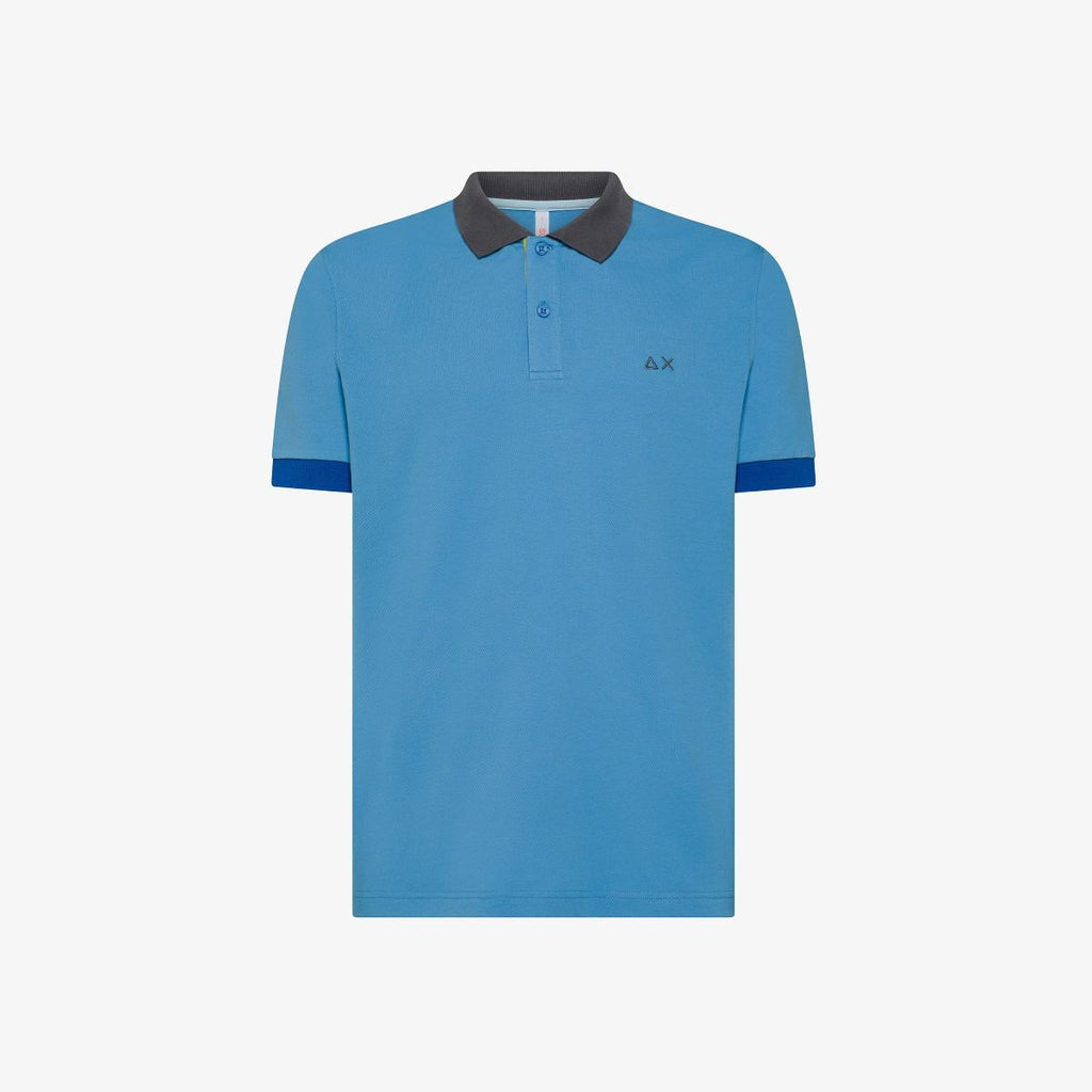 SUN68 POLO 3 COLOR WAY S/S