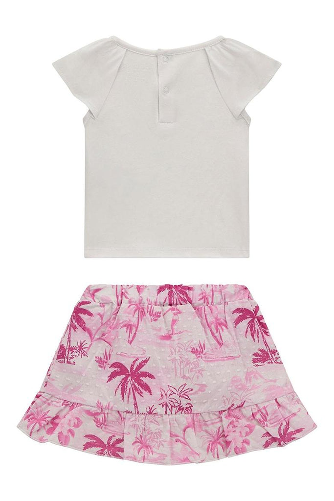 GUESS SET T-SHIRT+PLUMETIS