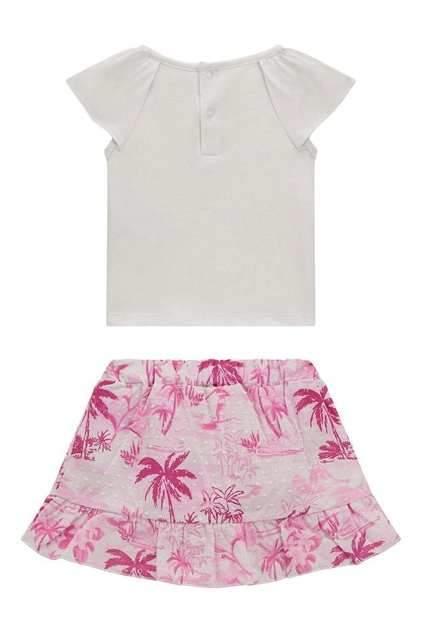 GUESS SET T-SHIRT+PLUMETIS