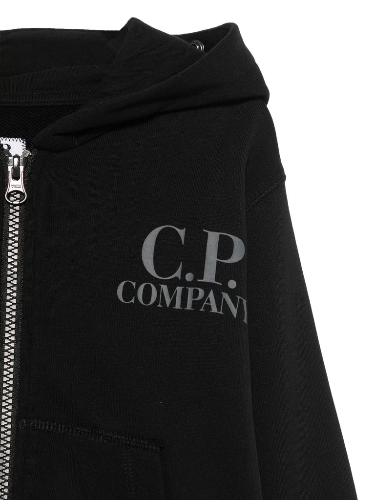 C.P.COMPANY FELPA ZIPPATA C/CAPP