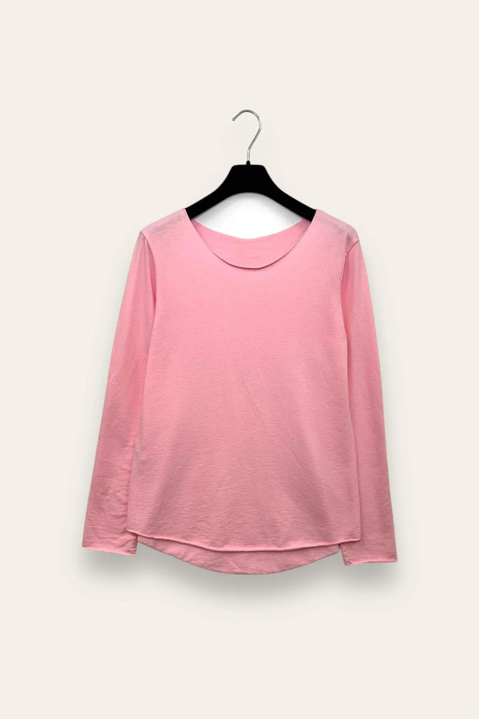 LOVEme Maglietta girocollo in cotone garzato