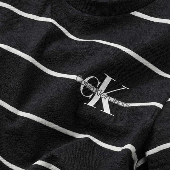 CALVIN KLEIN JEANS PRINT SUNREVEAL STRIPE SS TSHI