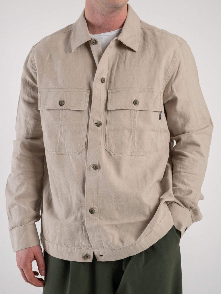 ONLY&SONS ONSKENNET LS LINEN OVERSHIRT NOOS