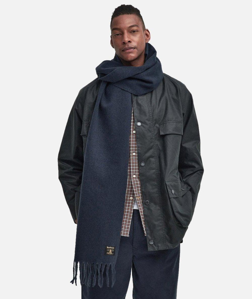 BARBOUR BRANDY BOUCLE SCARF