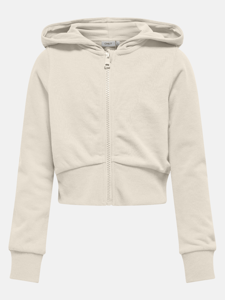 ONLY KIDS KOGBELLA LIFE L/S ZIP HOOD SHORT UB SWT