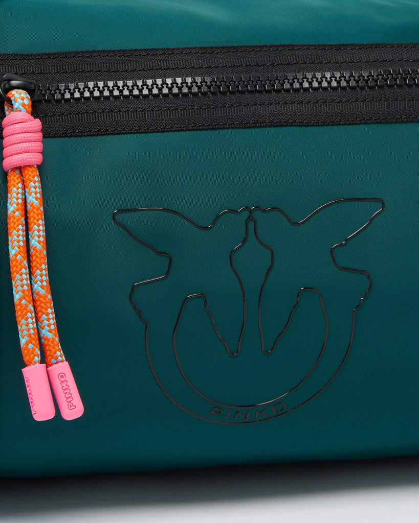 PINKO TRAVEL BARREL RECYCLED FABRIC