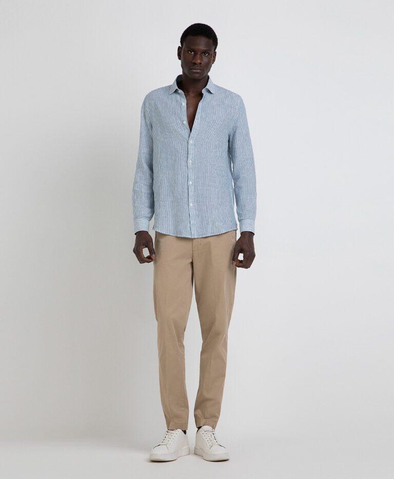 MARKUP CAMICIA M/L COLLO FRANCESE LIN