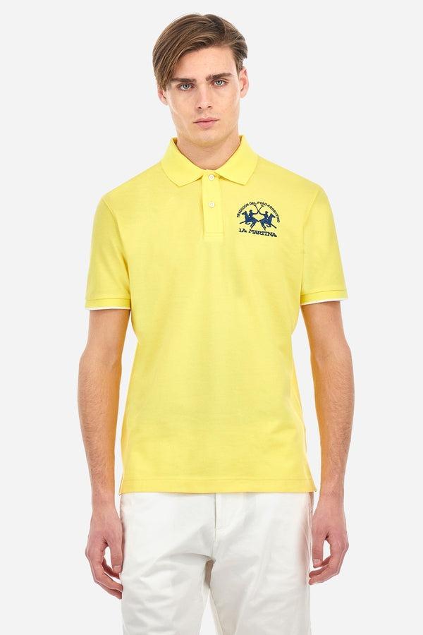 LA MARTINA MAN S/S POLO PIQUET STRETCH