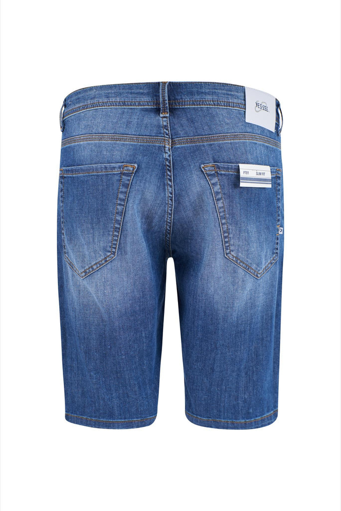 YES ZEE BERMUDA JEANS UOMO 5 TASCHE, SLIM