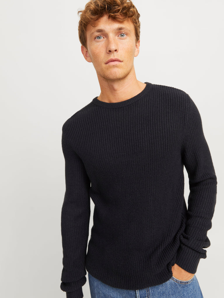 JACK AND JONES JJELEWIS KNIT CREW NECK SN