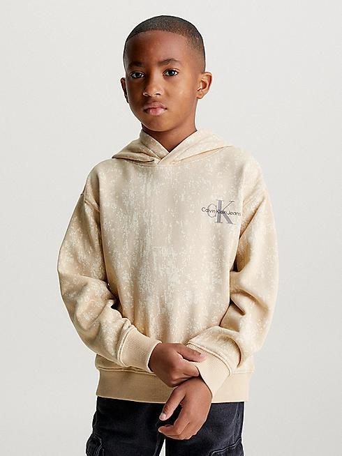 CALVIN KLEIN JEANS SECOND SKIN AOP HOODIE