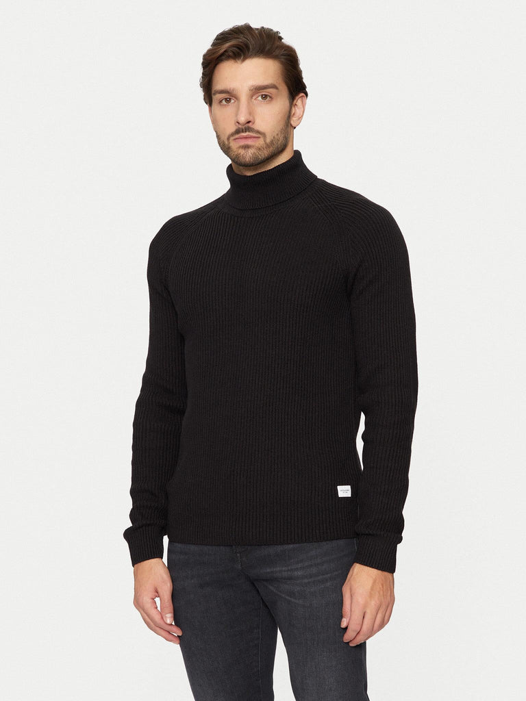 JACK AND JONES JJPANNEL KNIT ROLL NECK AW24