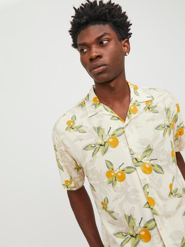 JACK AND JONES JORLUKE TAMPA AOP SHIRT SS SN
