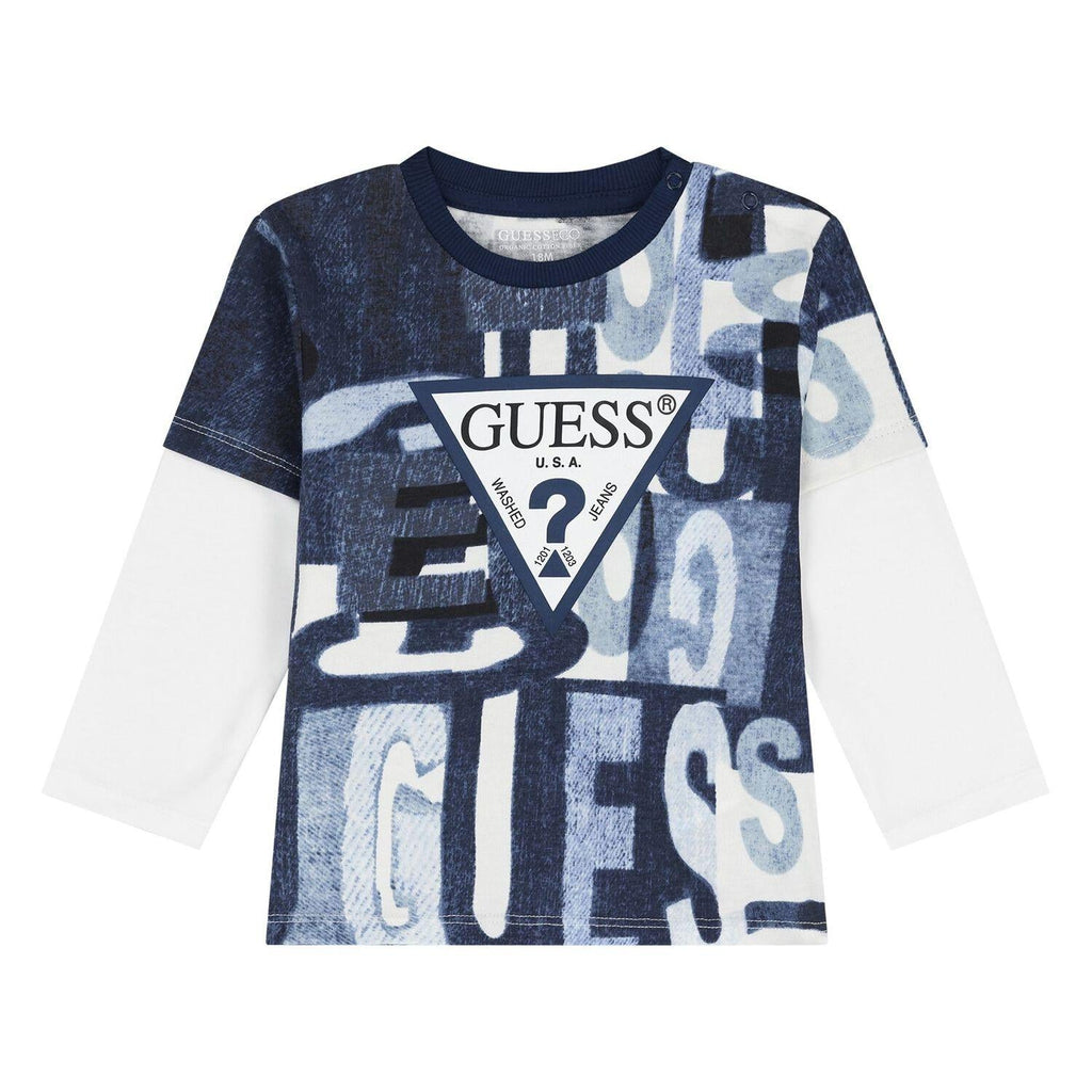 GUESS SET LS T-SHIRT+ACTIVE PANTS