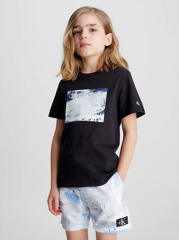 CALVIN KLEIN JEANS GLOW IN THE DARK PRINT T-SHIRT