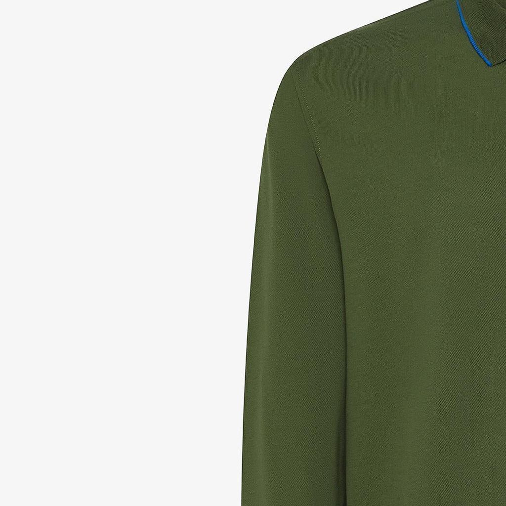 SUN68 POLO SMALL STRIPES L/S