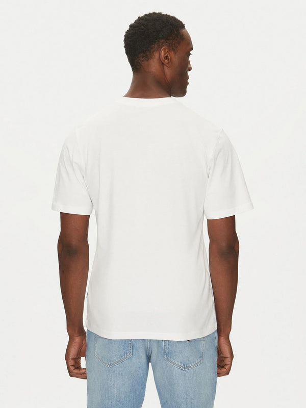 JACK AND JONES JORSPLIT FAKESTITCH BRANDING TEE SS C LN