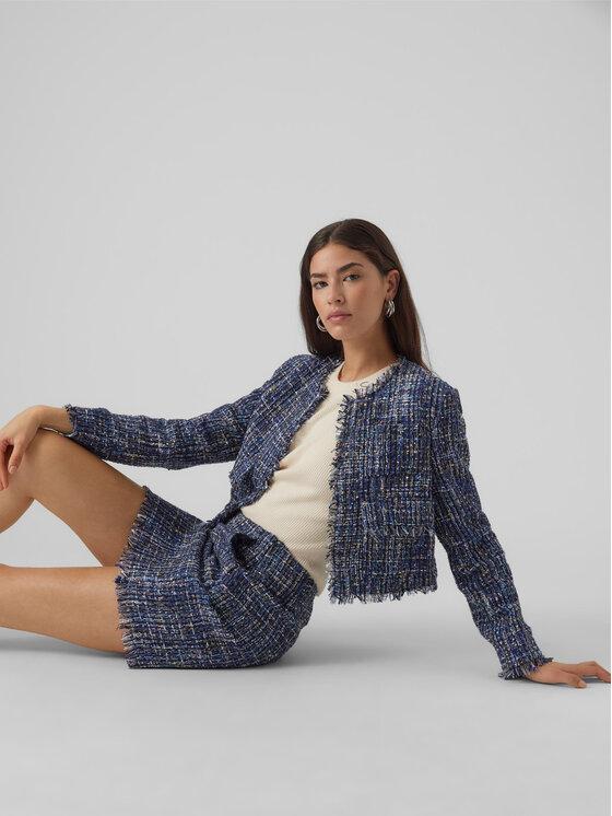 VERO MODA VMCHANTELLE HR SHORT TWEED SKIRT