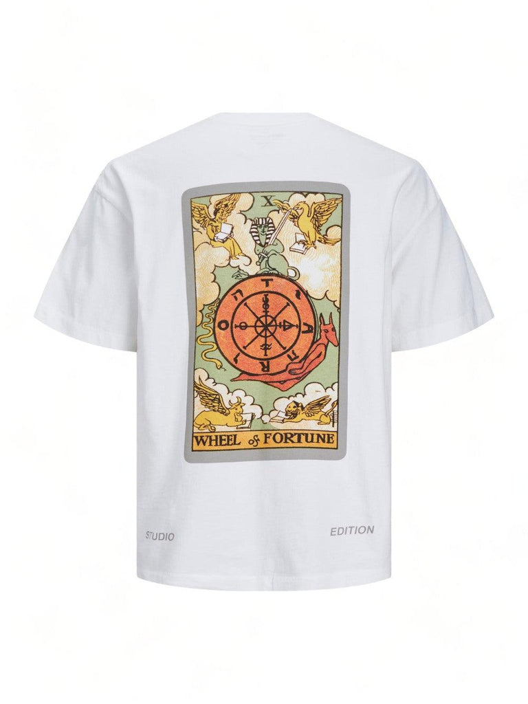 JACK AND JONES JORGRAND PHOTO TEE SS CREW NECK BLK