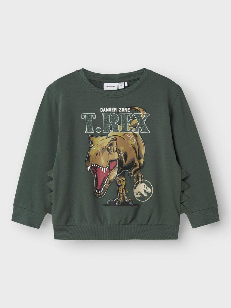 NAME.IT NMMJABA JURASSIC NREG SWEAT UNB SKY