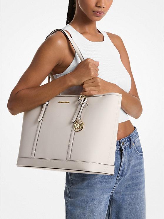 MICHAEL KORS LG TZ SHLDR TOTE LEATHER