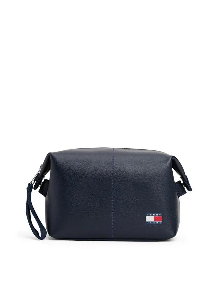 TOMMY JEANS TJM HERITAGE LEATHER WASHBAG