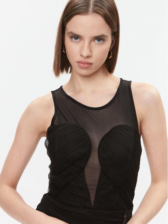FRACOMINA MINI DRESS BLACK