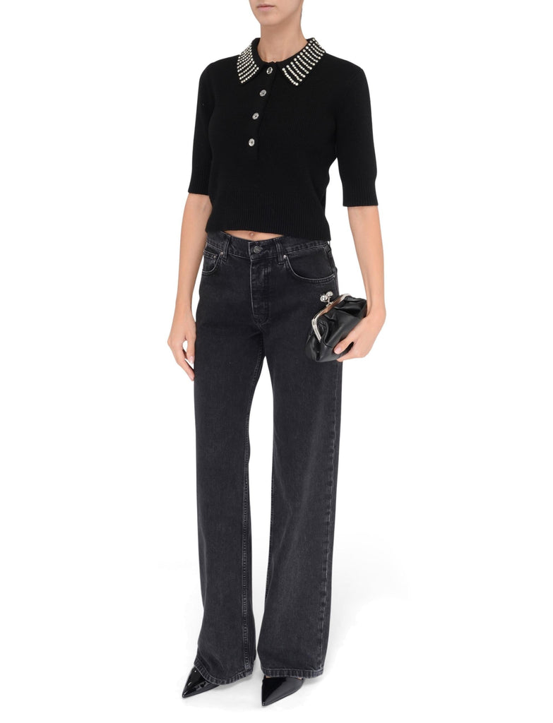 PINKO EMILIA MAGLIA BLEND WS STRASS