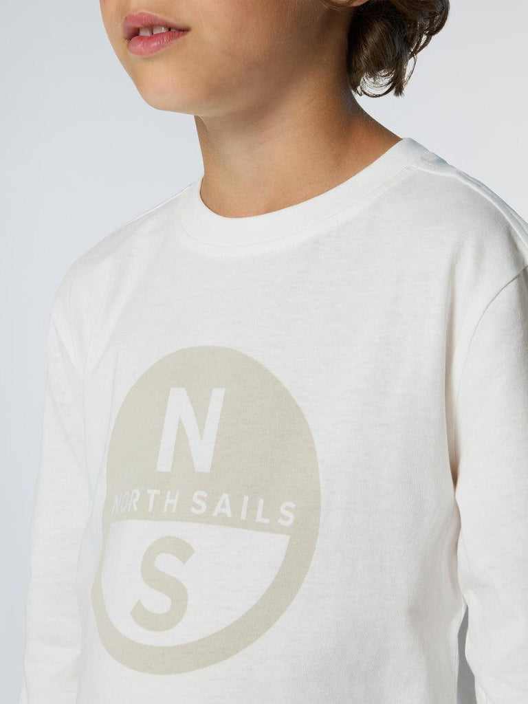 NORTH SAILS T SHIRT  LONG SLEEVE  W/GRAPHIC