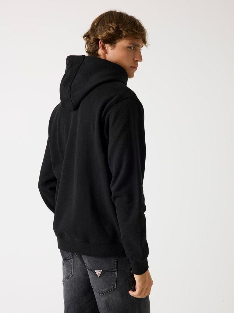 GUESS TRIANGLE RAW PATCH HOODIE