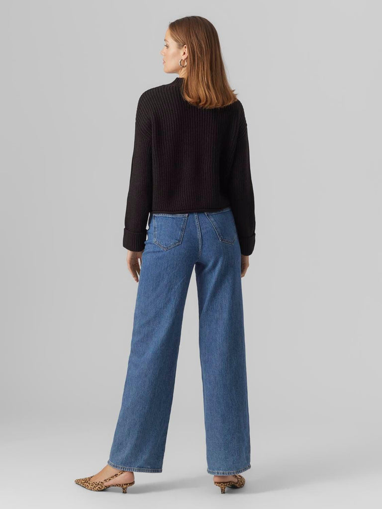 VERO MODA VMSAYLA FOLD LS O-NECK PULLOVER BOO