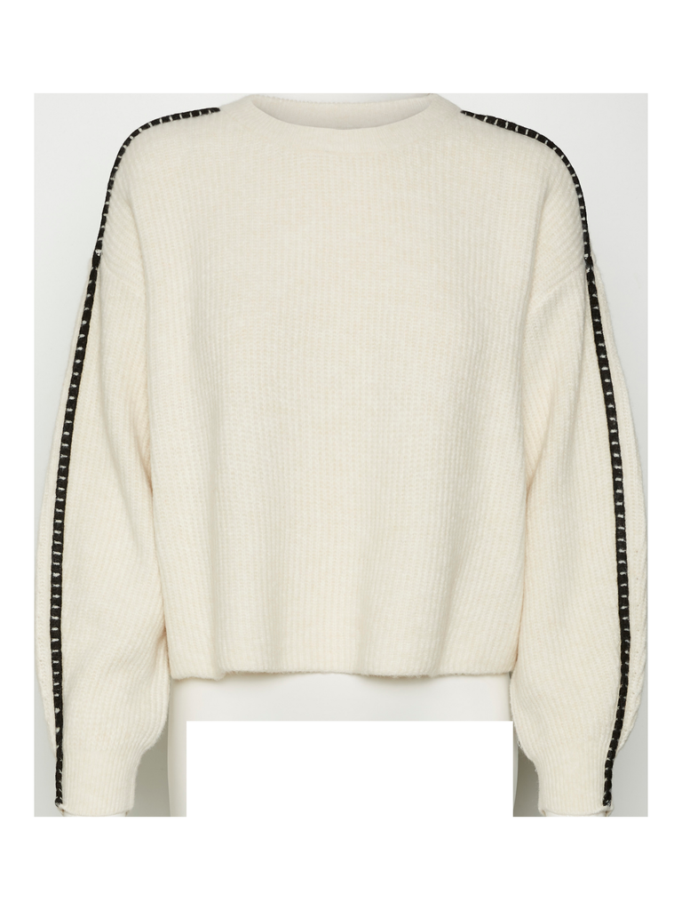 VERO MODA VMZORA LS O-NECK PULLOVER GA
