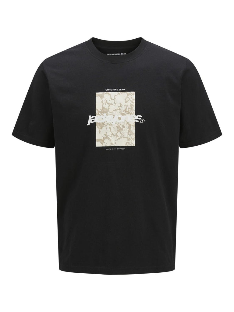 JACK AND JONES JCOTARMAC CAMO FRONT TEE SS CREW NECK