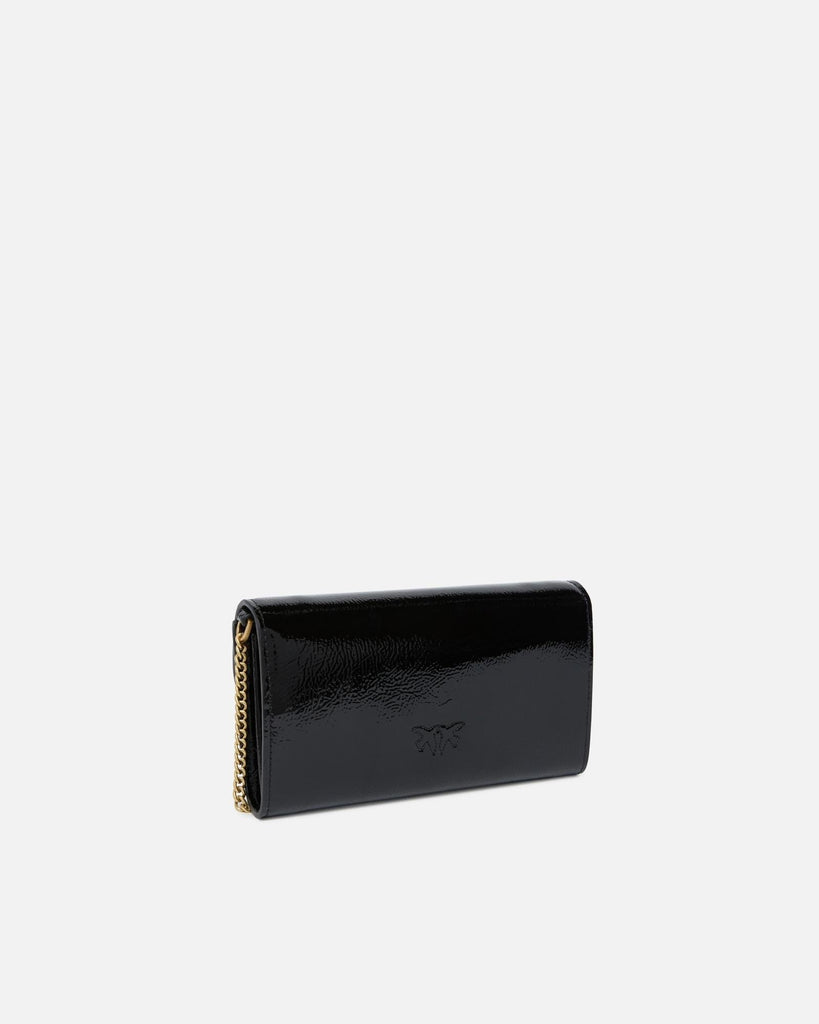 PINKO LOVE ONE WALLET C  RECYCLED SOFT NAPLACK