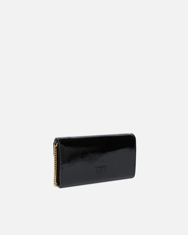 PINKO LOVE ONE WALLET C  RECYCLED SOFT NAPLACK