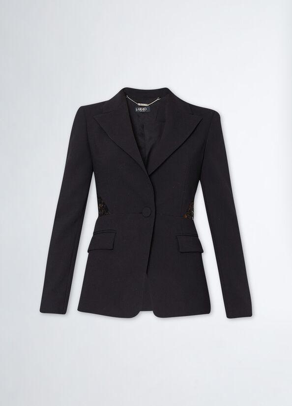 LIU JO GIACCA CUT-OUT C/PIZZO