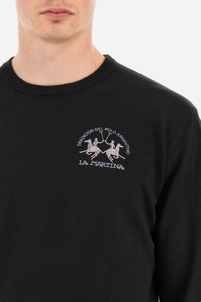 LA MARTINA MAN SWEATER CREW NECK LAMBSCOT
