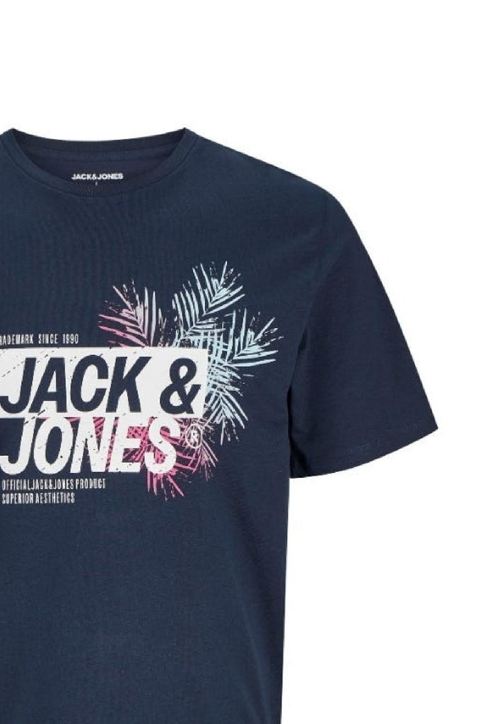 JACK AND JONES JJJAXON TEE SS CREW NECK LN